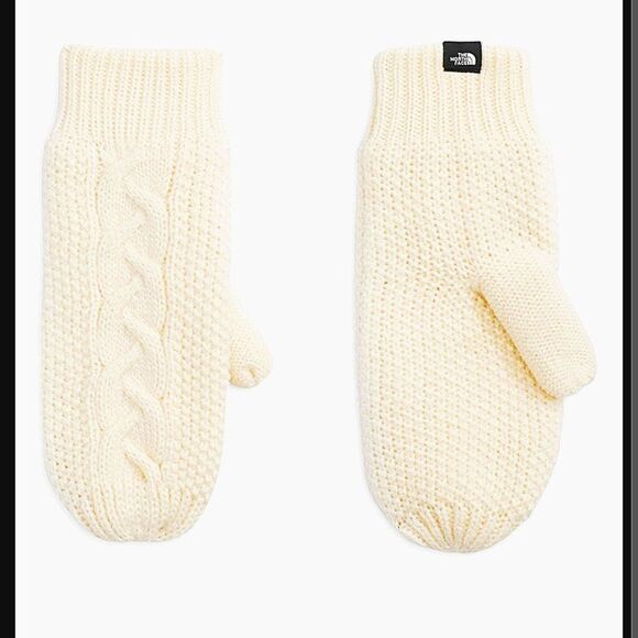 Women's The North Face Cable Minnasoft knit-fleece liner Mittens sz Medi… - Picture 9 of 10